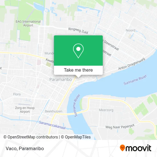 Vaco map