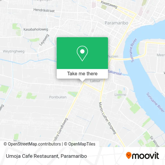 Umoja  Cafe Restaurant map