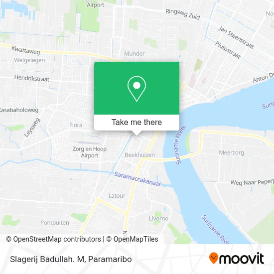 Slagerij Badullah. M map