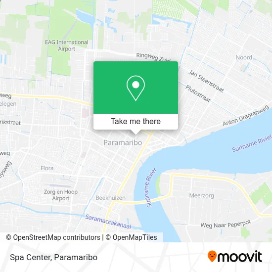 Spa Centrum map