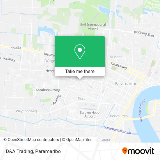 D&A Trading map