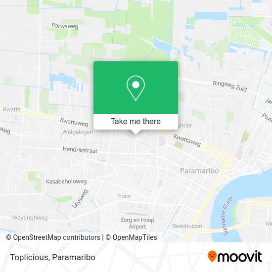 Toplicious map