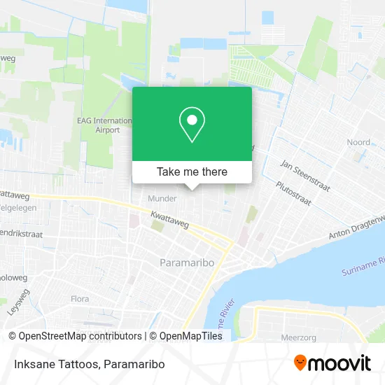 Inksane Tattoos map