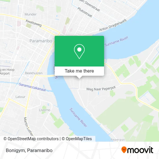 Bonigym map