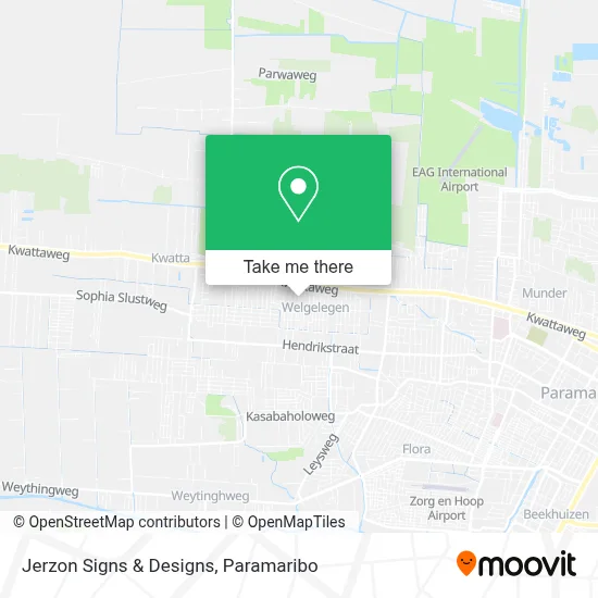 Jerzon Signs & Designs map
