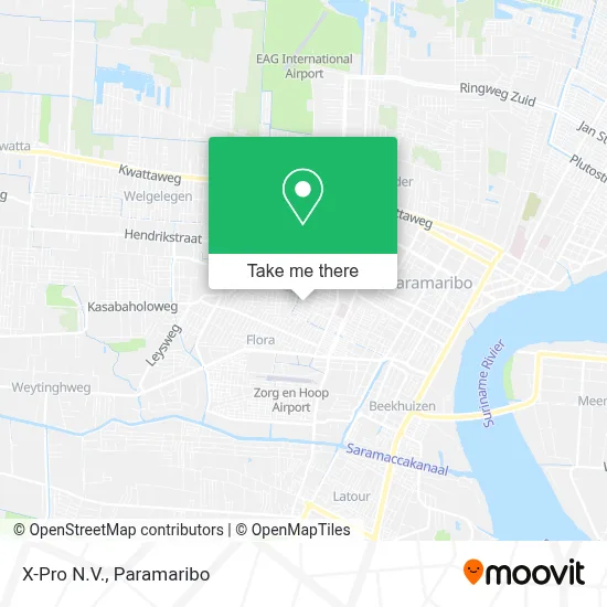 X-Pro N.V. map