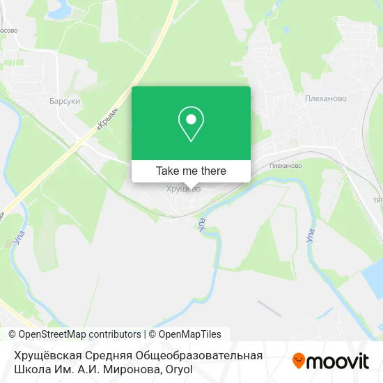 Хрущёвская Средняя Общеобразовательная Школа Им. А.И. Миронова map
