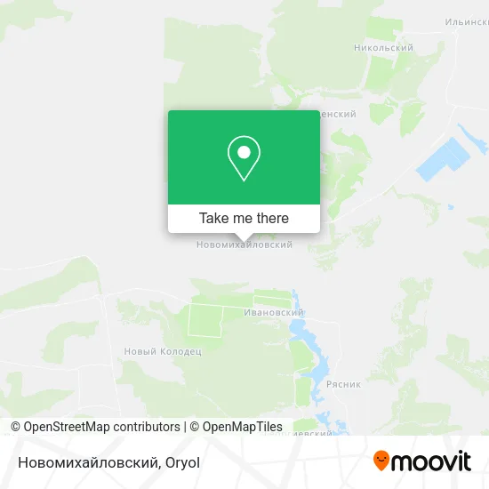 Новомихайловский map