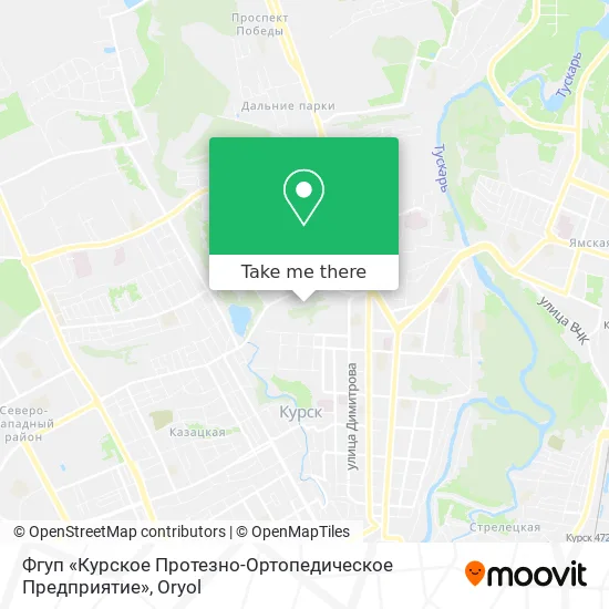 Фгуп «Курское Протезно-Ортопедическое Предприятие» map