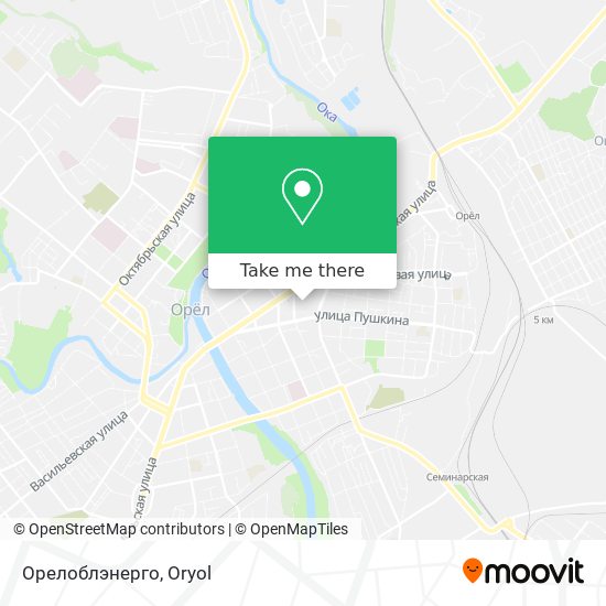 Орелоблэнерго map