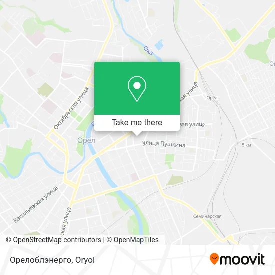 Орелоблэнерго map