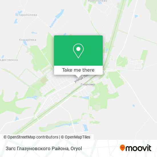 Загс Глазуновского Района map
