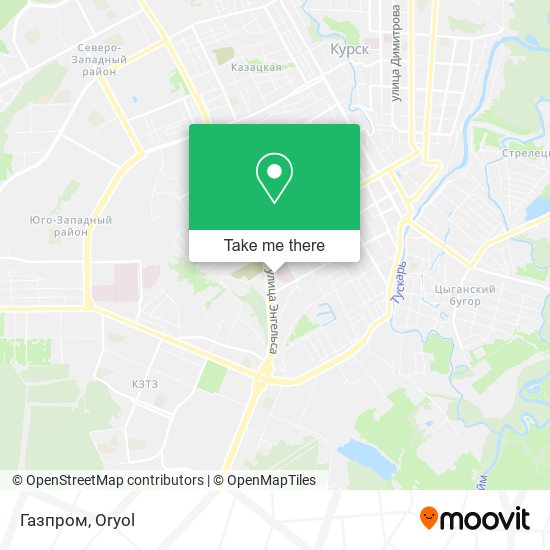 Газпром map
