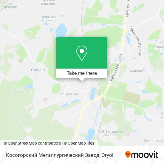 Косогорский Металлургический Завод map