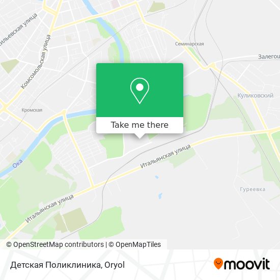 Детская Поликлиника map