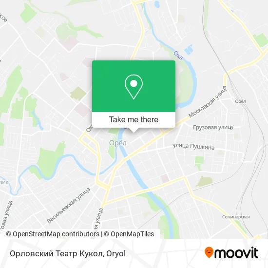 Орловский Театр Кукол map