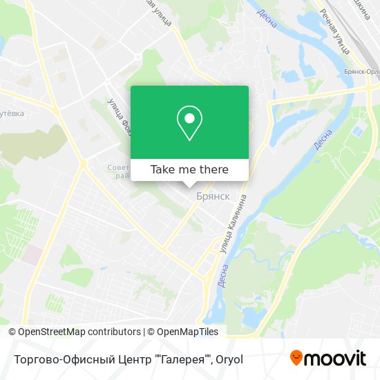 Торгово-Офисный Центр ""Галерея"" map