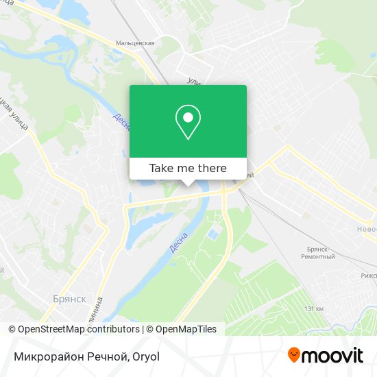 Микрорайон Речной map