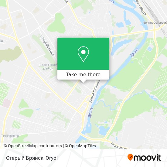 Старый Брянск map