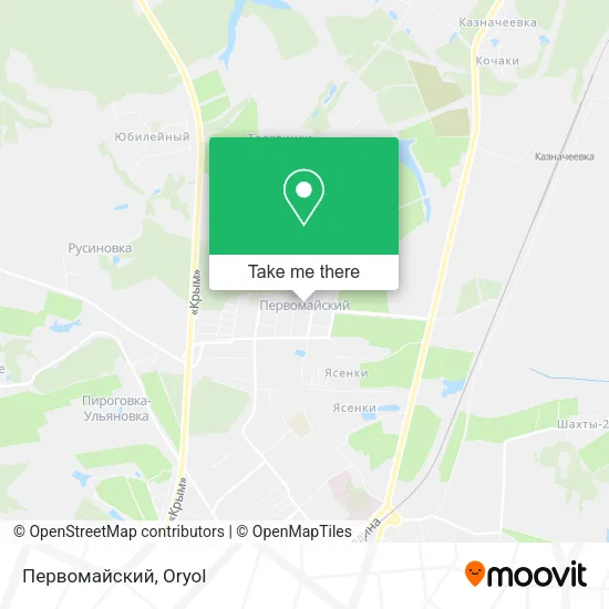 Первомайский map