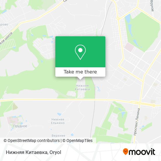 Нижняя Китаевка map