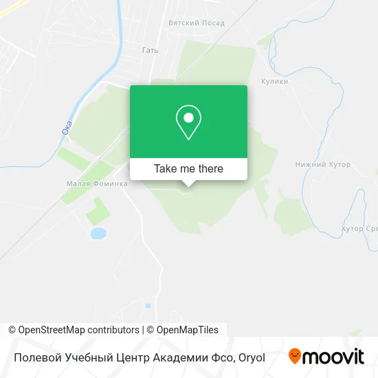 Полевой Учебный Центр Академии Фсо map