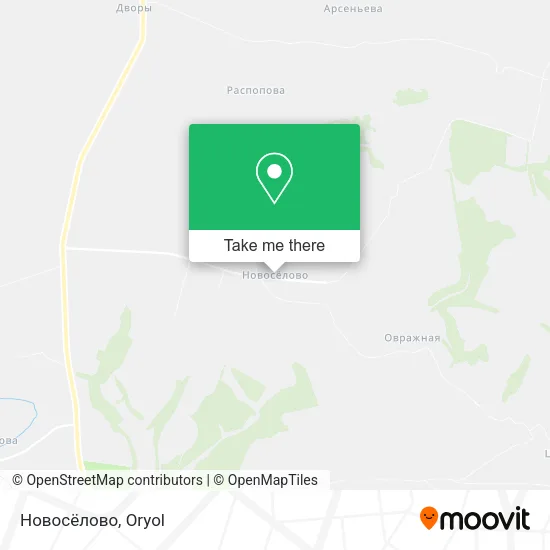 Новосёлово map