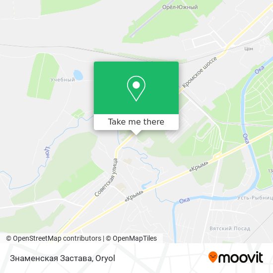 Знаменская Застава map