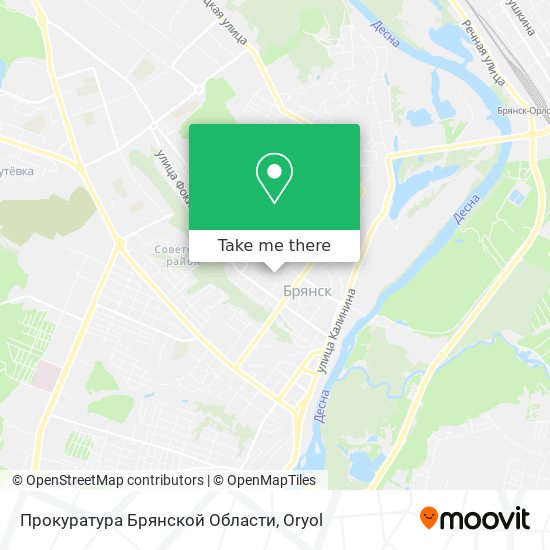 Прокуратура Брянской Области map