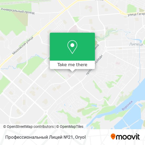Профессиональный Лицей №21 map