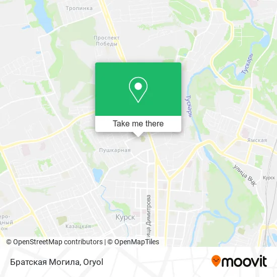 Братская Могила map