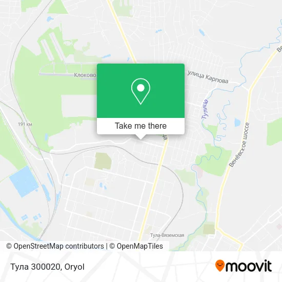 Тула 300020 map