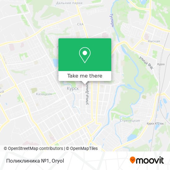 Поликлиника №1 map