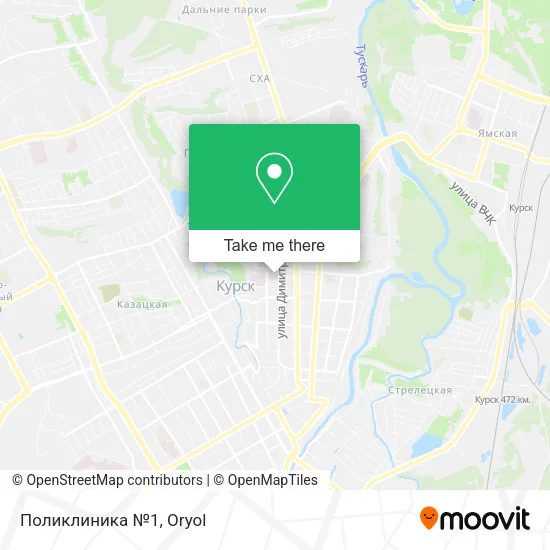 Поликлиника №1 map