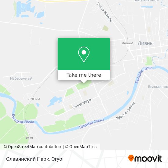 Славянский Парк map