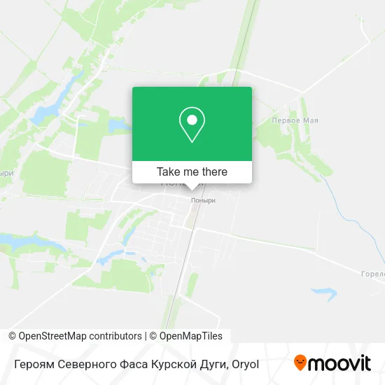 Героям Северного Фаса Курской Дуги map