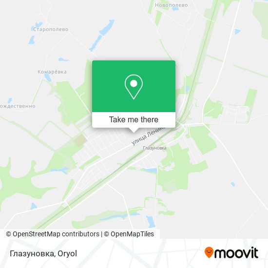 Глазуновка map