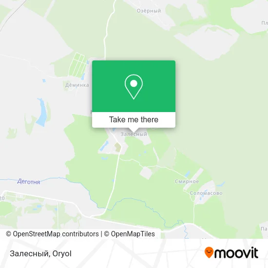 Залесный map
