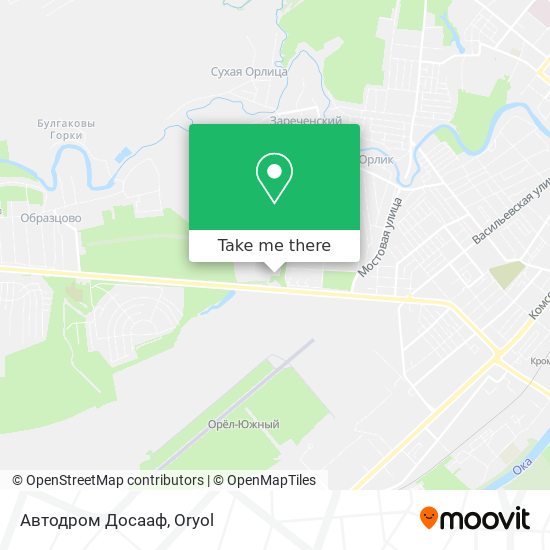 Автодром Досааф map