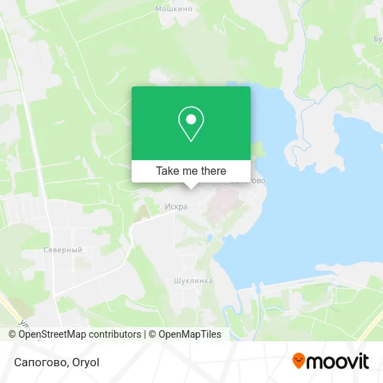 Сапогово map