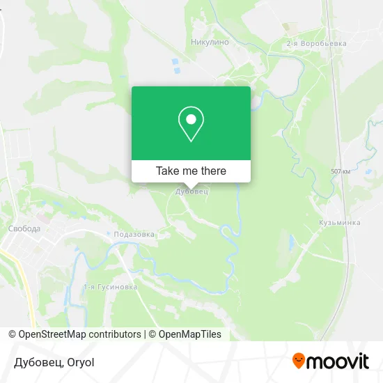 Дубовец map