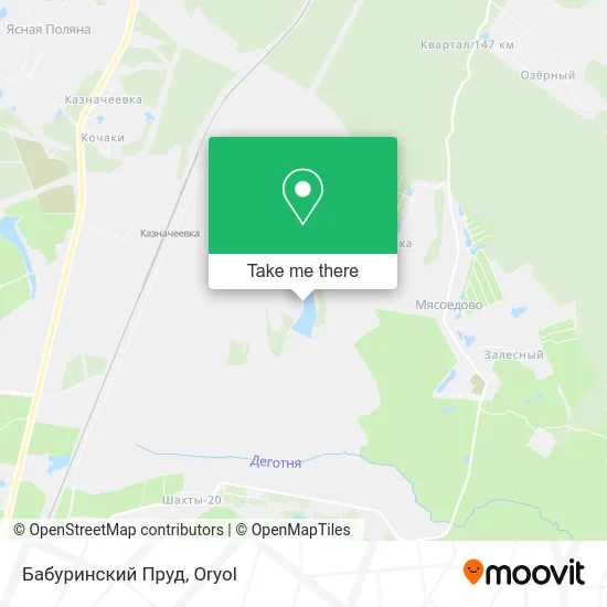 Бабуринский Пруд map