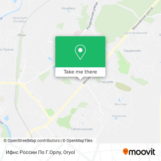 Ифнс России По Г.Орлу map