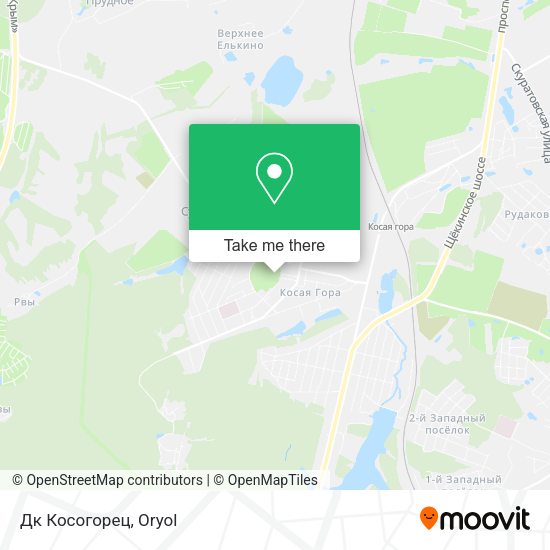 Дк Косогорец map
