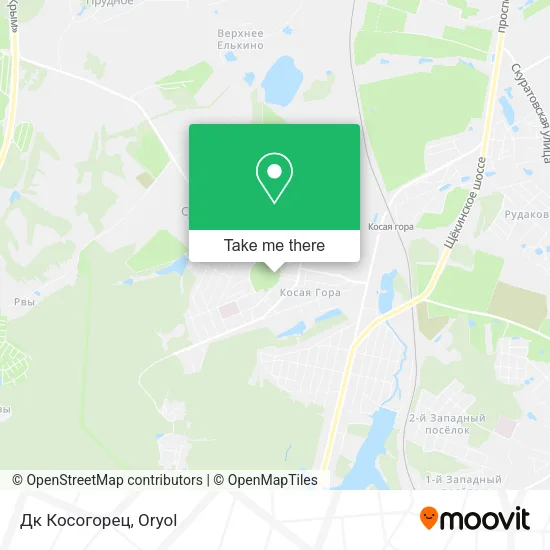 Дк Косогорец map