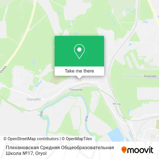 Плехановская Средняя Общеобразовательная Школа №17 map