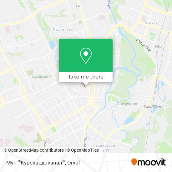 Муп ""Курскводоканал"" map