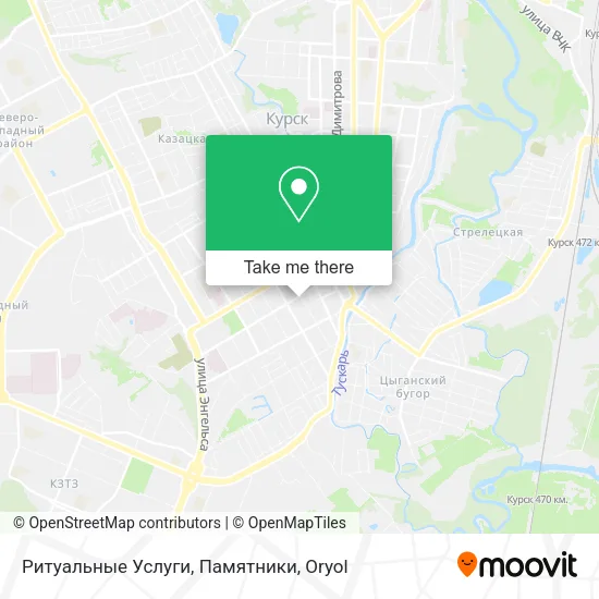 Ритуальные Услуги, Памятники map
