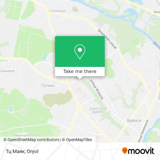 Тц Маяк map