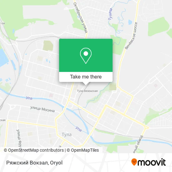 Ряжский Вокзал map